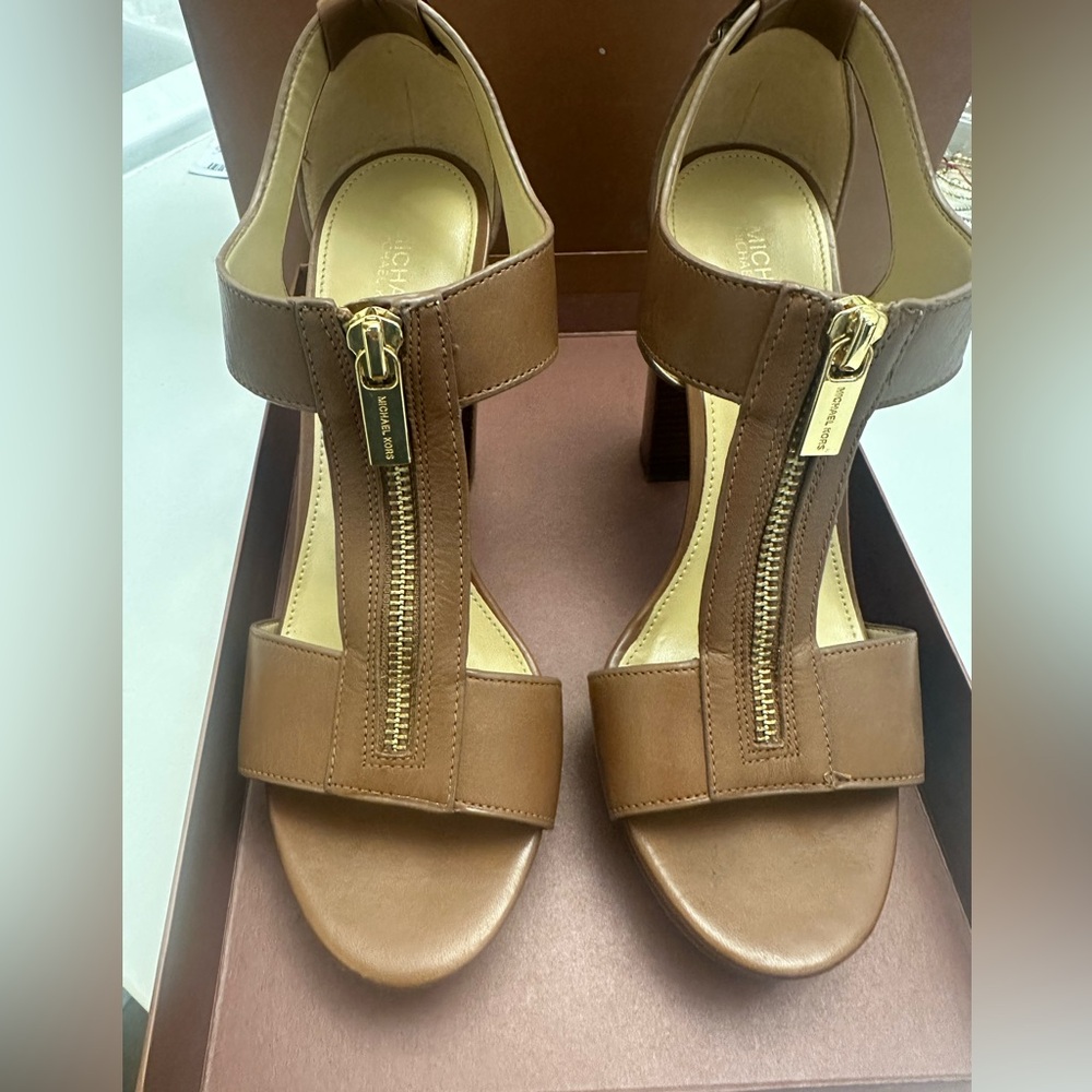 MK heel sandals